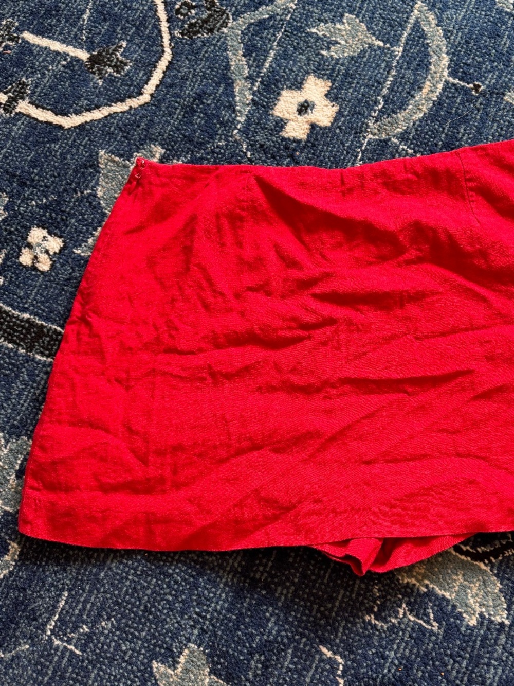 Gap Linen Skort Red Size Medium